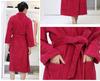 Unisex Pure Cotton Thick Bathrobe for Home, Hotel, and Salon Use