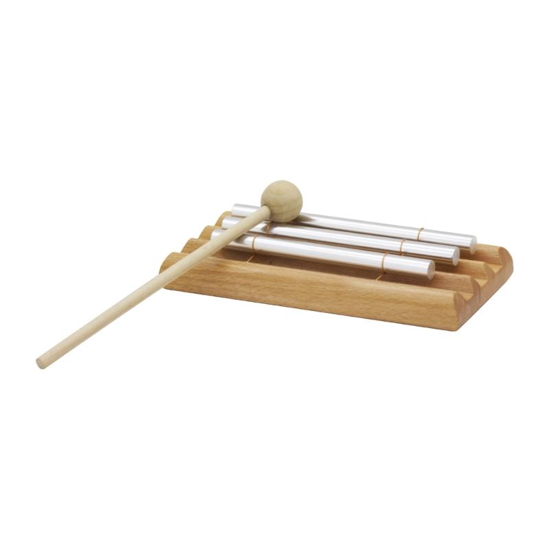 Meditation Trios Chime, Three Tone Solos Percussion Instrument Eastern Energy Chime for Yoga, Meditation & Classroom Use