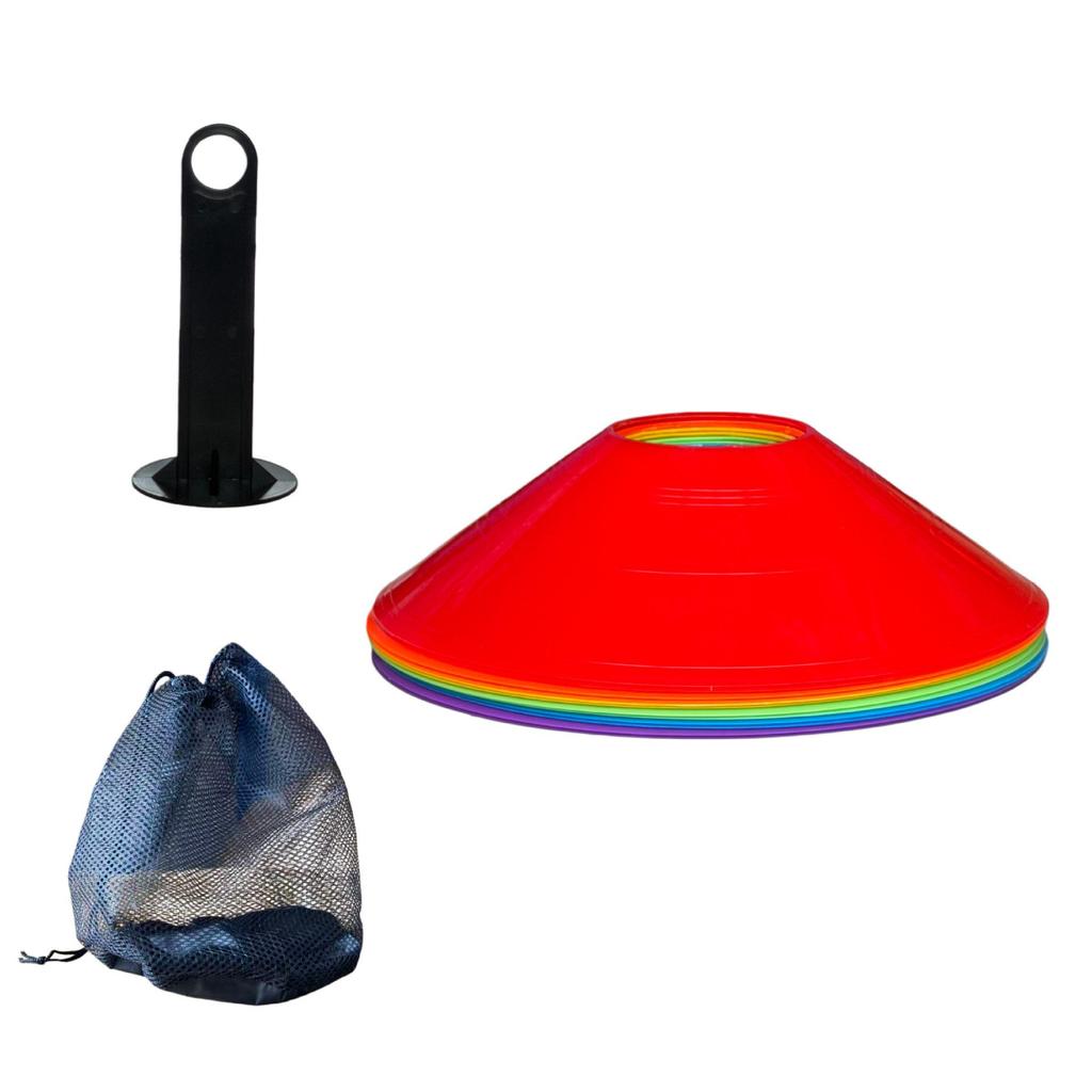 Children's Sports Training Marker Discs - Round Plates for Soccer Practice Obstacle Training.