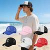 1PC Breathable Mesh Cap! Surfing Club Logo+adjustable Head Circumference, No Sweat During Daily Outings