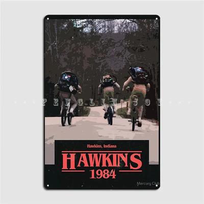 Αφίσα Stranger 84 Μεταλλική Πλάκα Τοίχος Σπηλιά Λέσχη Μπαρ Αστείο Ζωγραφικό Διακόσμηση Μεταλλικό Σήμα Αφίσες