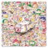 100 Hand-Painted Cute Cat Doodle Stickers for Water Bottles, Phone Cases, Computers, and DIY Decoration