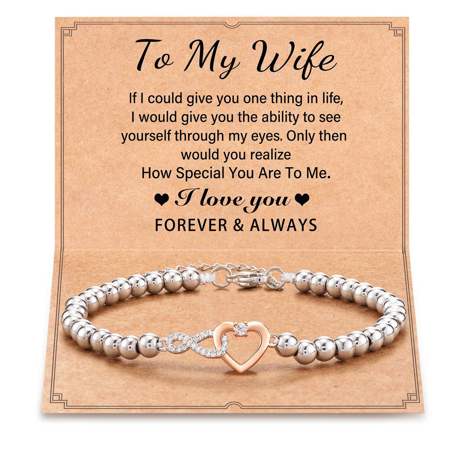 

Женский браслет-шарм «Сердце бесконечности», украшенный сверкающими кристаллами, портативный для модных случаев 11