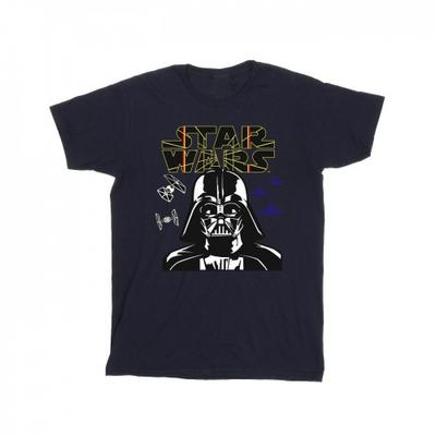 Herren-T-Shirt mit Darth Vader Comp-Logo