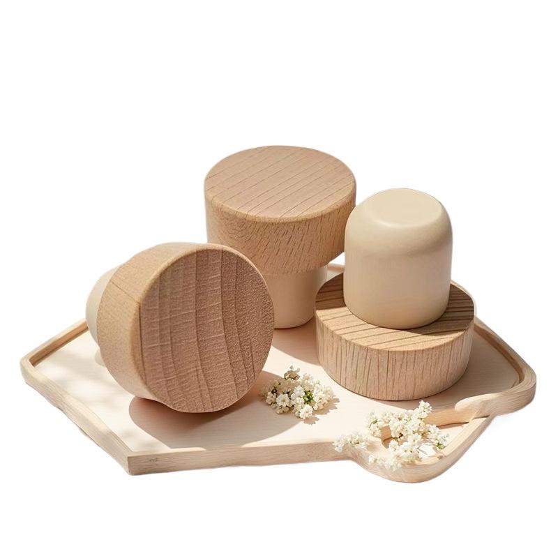 Wooden And Rubber Wine Bottle Corks T Shaped Cork Plugs For Wine Cork Stopper Reusable Wine Corks Bar Accessories