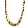 Les Trésors De Lily [C5022] - Golden Brown 'Kilimanjaro' Designer Necklace