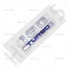 AAYI1  ABS 260 220 370 240 180 230 Letter Turbo Displacement Logo Turbo Rear Trunk Emblem Badge Stickers Accessories Car Styling