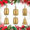 Handmade Metal Hanging Bells Corrosion Resistant Christams Bell Pendant  Christmas Decoration