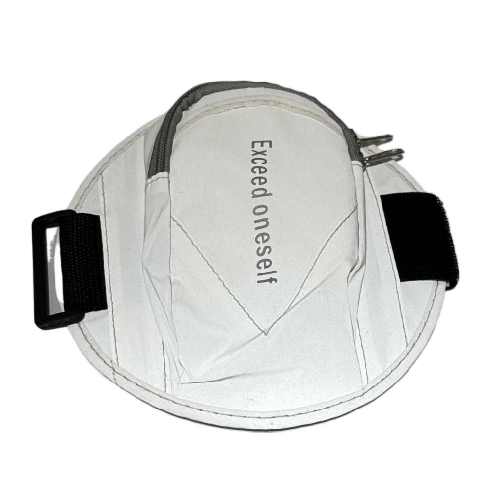 

Wrist Arm Bag Phone Pouch Phone Case Holder Sport Armband Bag Arm Band Pouch Mobile Phone Bag White