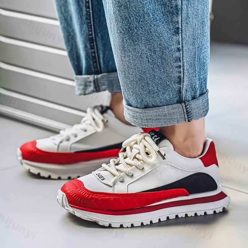 Fashion 2025 Autumn New Fashion Trend Versatile Thick Soled Casual Sports Shoes for Men Soft Soled Comfortable Low Top Platform Sneakers