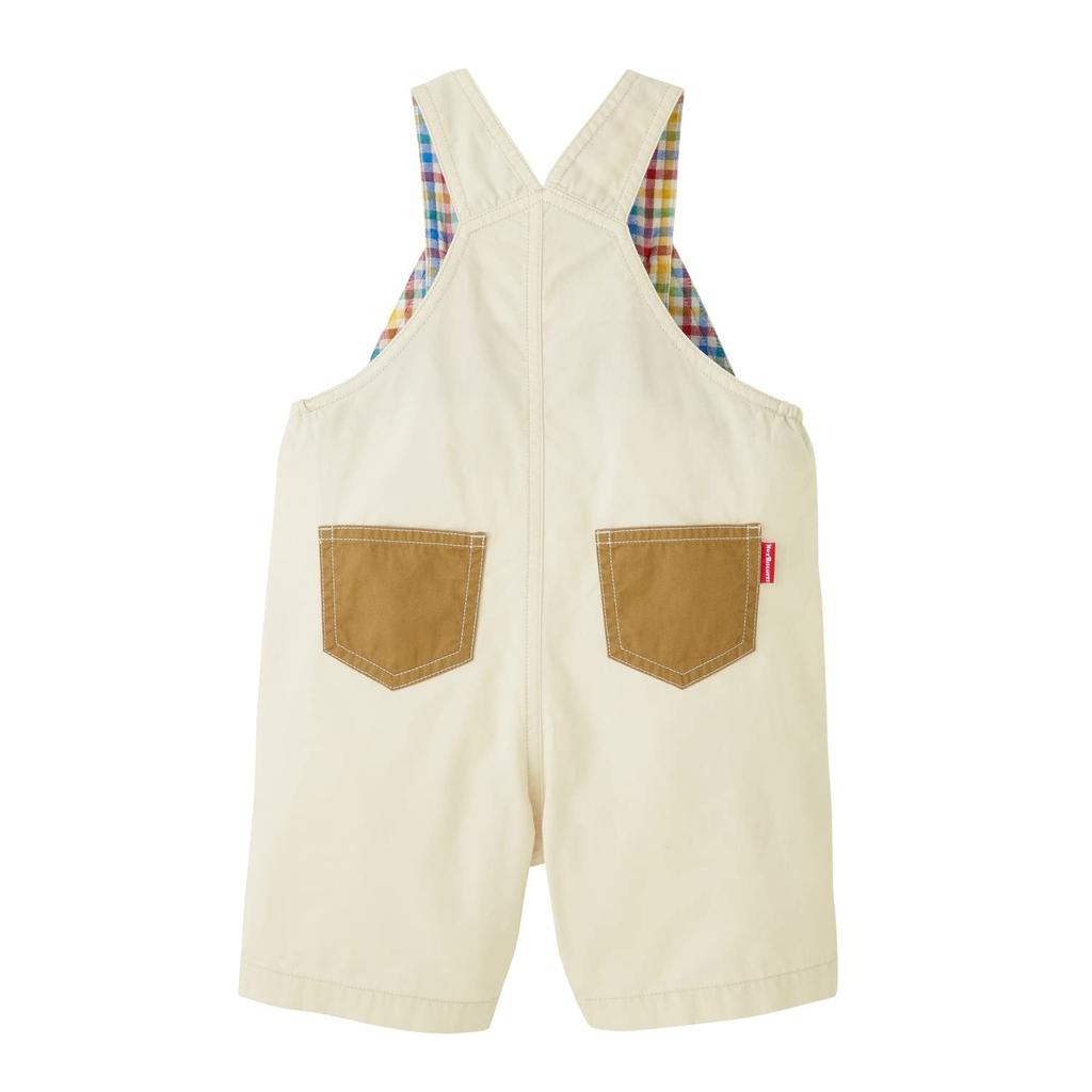 HOT Length Overalls for Boys and M [MIKIHOUSE BISCUITS] 6/8 Girls, Kids' Clothing, White, (80-90cm), 72-3301-495
