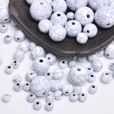 50-5Pcs 6-16mm Imitation Turquoise Loose Spacer Beads Fashion Beading Bracelet Accessories for Jewelry Making