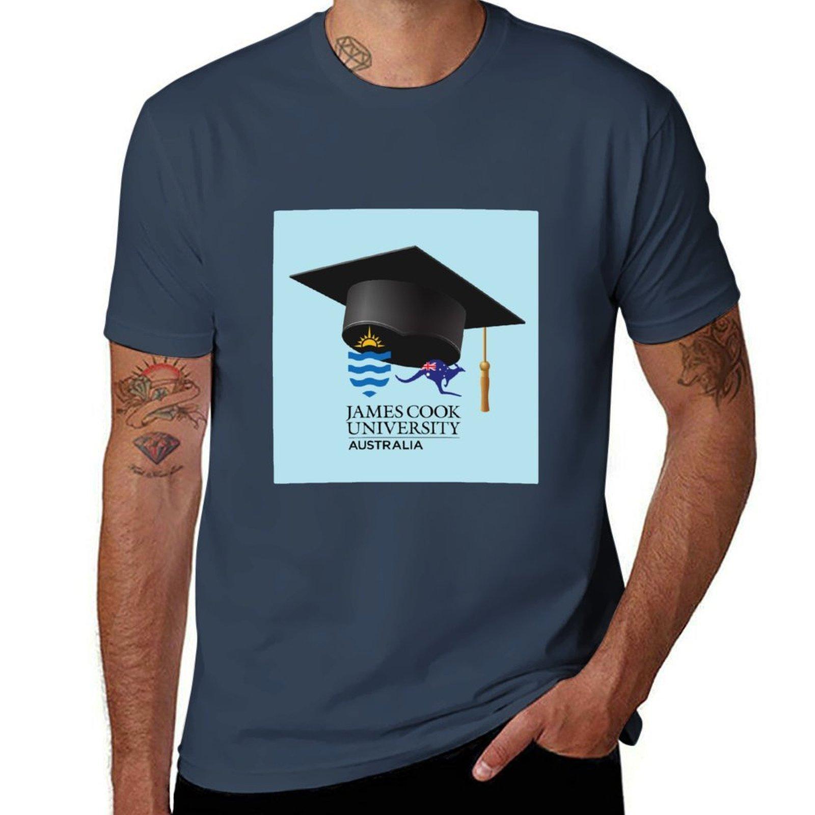 James Cook University For Student Tshirt Basic Short Sleeve Cotton Blend Tshirt S