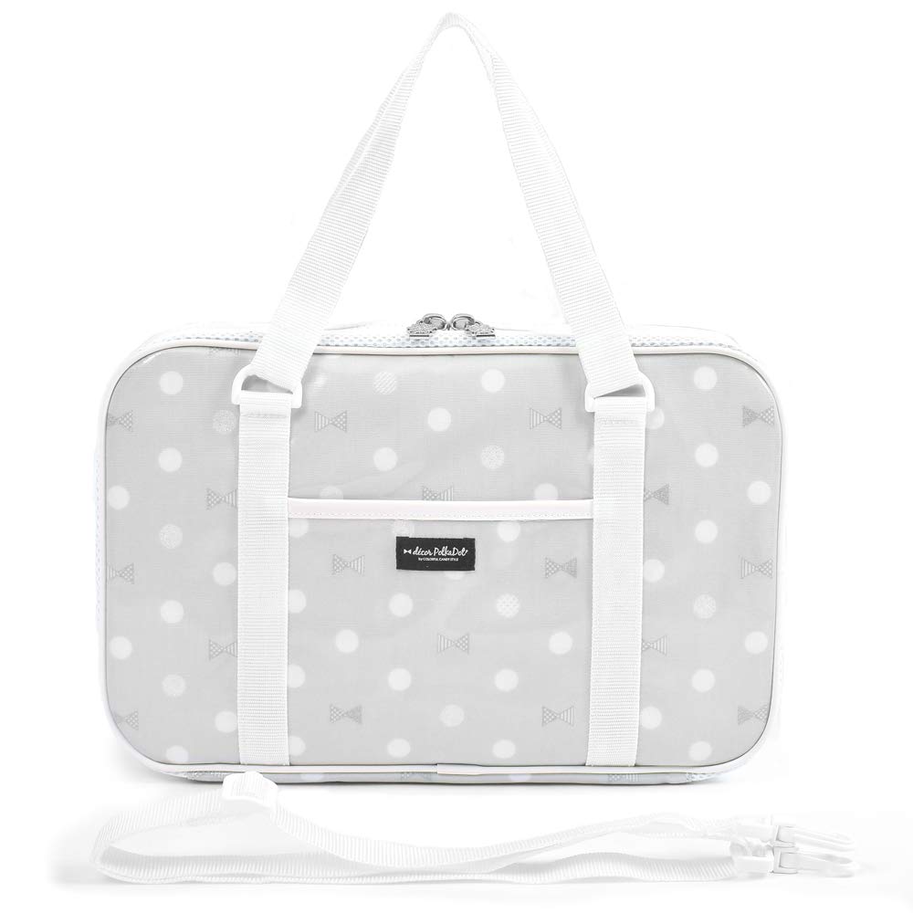 COLORFUL CANDY STYLE Calligraphy Set for Elementary School with Shoulder Polka Dot N2222810 Girls, Students, Kuretake, Strap, Ribbon,