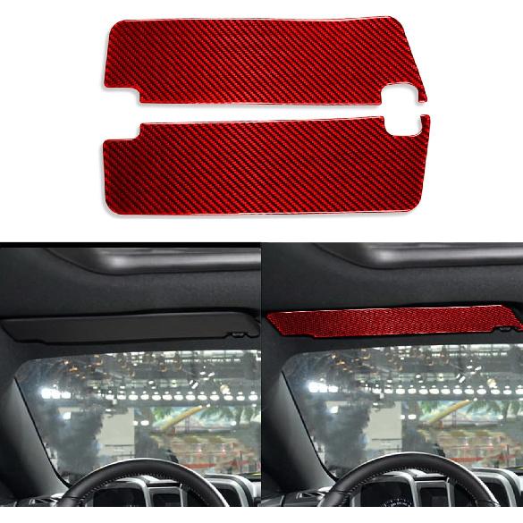 Real Soft Black Carbon Fiber Car Inner Door Handle Bowl Panel Door Bowl Collision Protector Cover Trim Sticker Compatible with Chevrolet Camaro