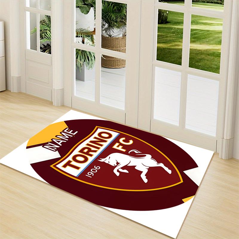 Custom Name Schalke Team Crest Carpet Rug Customizable Soft Washable Anti-Slip Home Living Room Sofa Mats Personalized Rug. 0909230