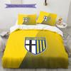 Parma Calcio 1913 Pattern Bedding Quilt Set  Home Decoration  Gift (1 * duvet cover + 2 * pillowcase  without core).xwn