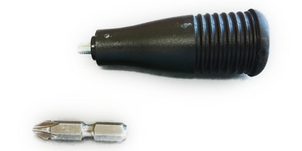 TRUSCO Super Slim Adapter for Electric L-Shaped Screwdrivers, TDA-570