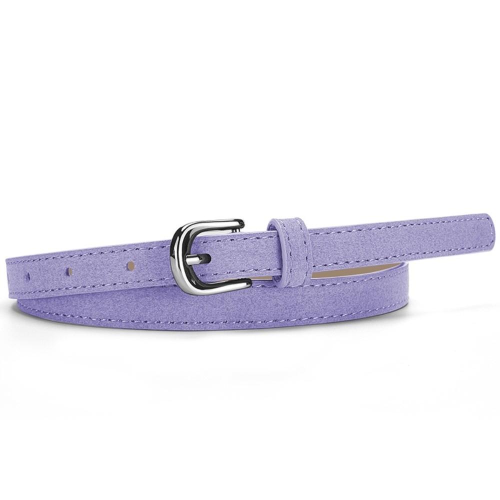 Luxury Design Business Waist Belt Casual Waistband Trendy Suede Leather Belt  For Women