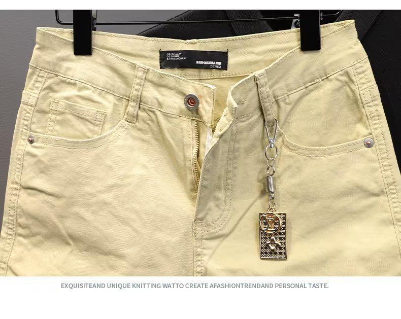 Men's Summer Casual Loose-Fit Denim Shorts - Trendy, All-Match, Straight-Cut