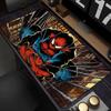 Mausepad Computer Accessories Mats Spider Man Mause Pad Mousepad Over Edge Gaming Keyboard Pc Gamer Nonslip Rubber Desk Mat