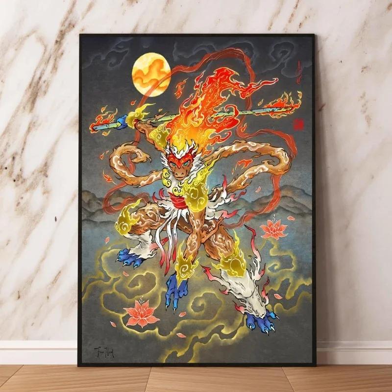 

Hot Selling Japan Anime Pokemon Cartoon Canvas Painting Gengar Bulbasaur Posters Print Wall Art Pictures Room Home Decor Gift 21X30CMNo Framed