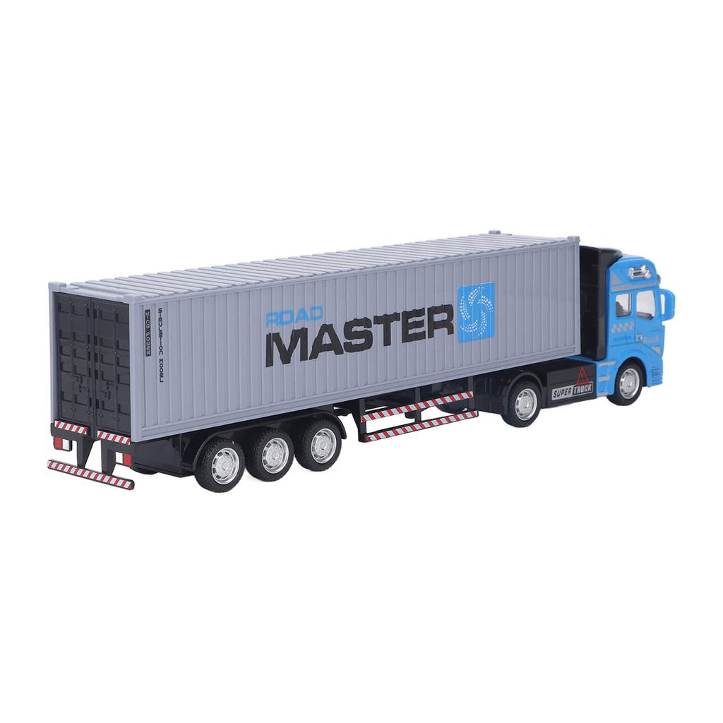 Container Truck Toy Model Pull Back Detachable Realistic Large Alloy Colorful Express Carrier Truck
