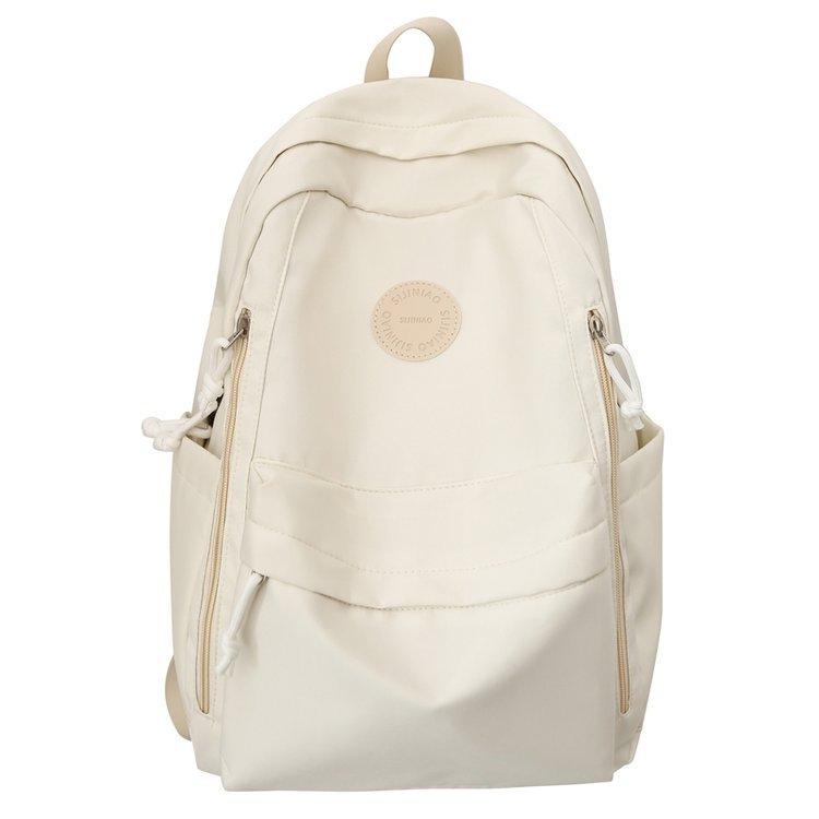 Schoolbag Ins Niche Lightweight Simple Girl Versatile Primary School Students Junior High School Students Large Capacity Backpack