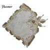 Anti Scald Table Protectors for Home Floral Embroidered Placemat, Heat Insulation Mat with Beads, Decorative Mats Dressing Retro Coaster Wedding