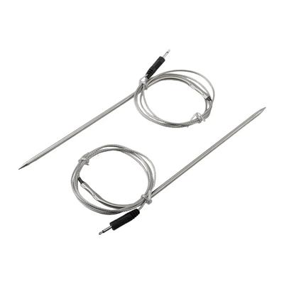 High Temperature Sensors 130cm 4.26ft BBQ Thermometer Probes Temperature Range 0-300 C Compatible With IBBQ-4T
