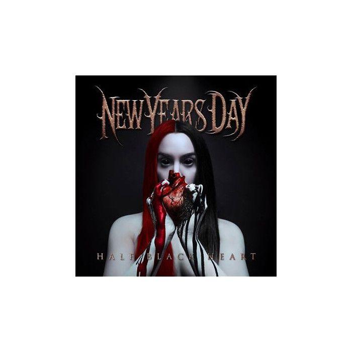 Half Black Heart Vinyle Rouge