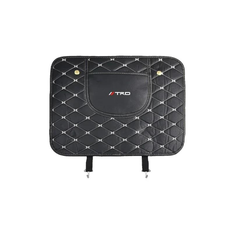 Car Seat Back Storage Protective Pad Prevent Kick Mat for Toyota Land Cruiser Camry Highlander Corolla Yaris Chr Auris RAV4