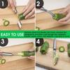 1pc Stainless Steel Chili Pit Remover, Chili Pit Remover, Chili Seed Remover, Sharp Kitchen Tool, Barbecue Vegetable Slicing