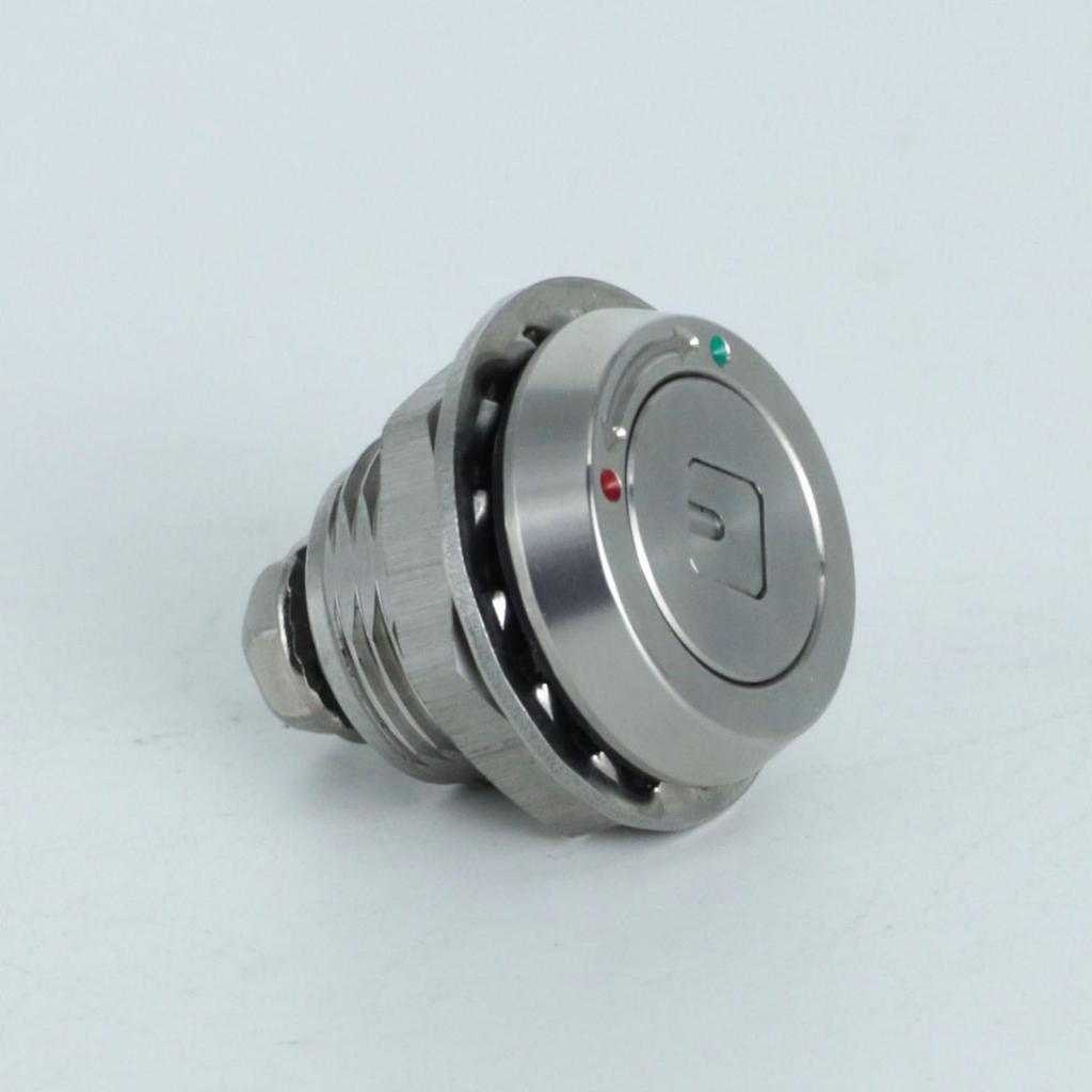 IP65 Stainless Steel Safety Quarter Turn Cam Lock with Square Insert Dust Cap for Railway Cabinet Door
