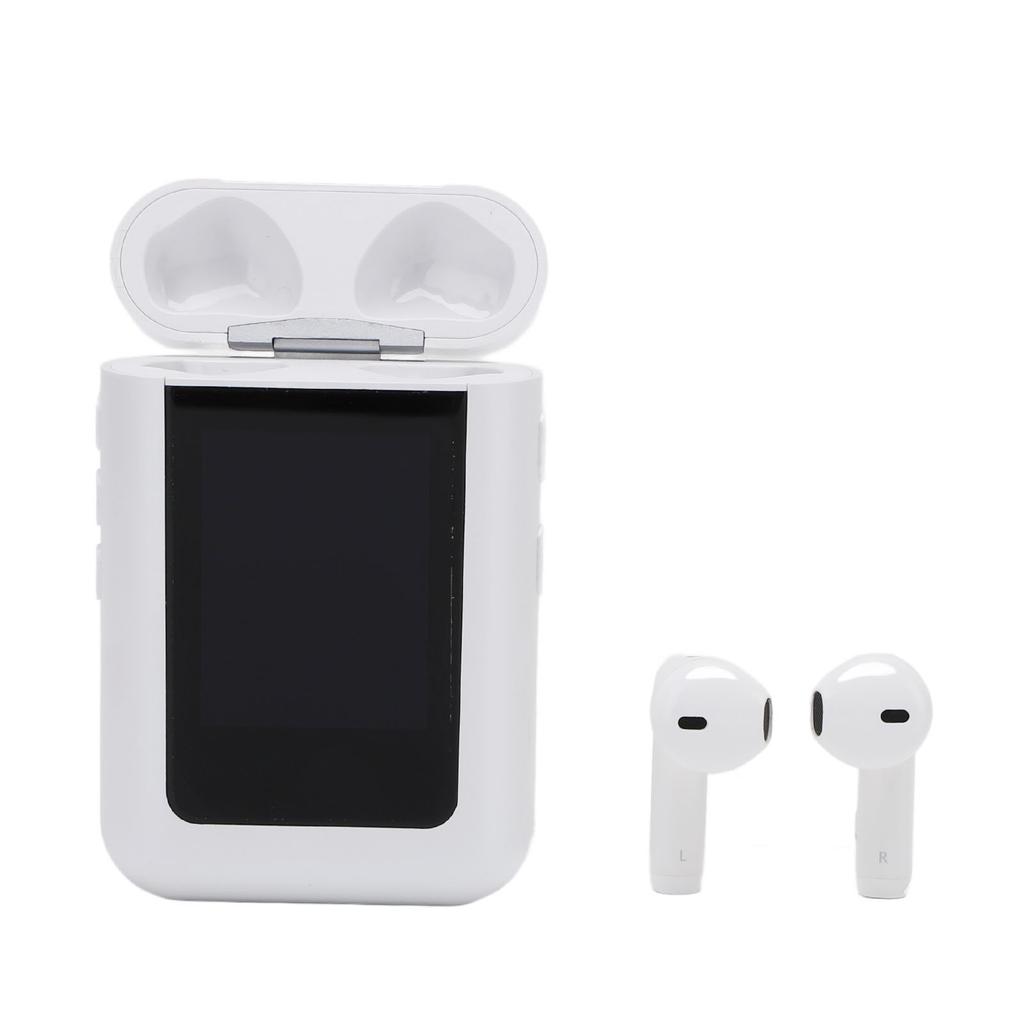 Translator Earphone Noise Reduction Dual Microphone 144 Languages Translator Earbuds LCD Screen for Business Learning