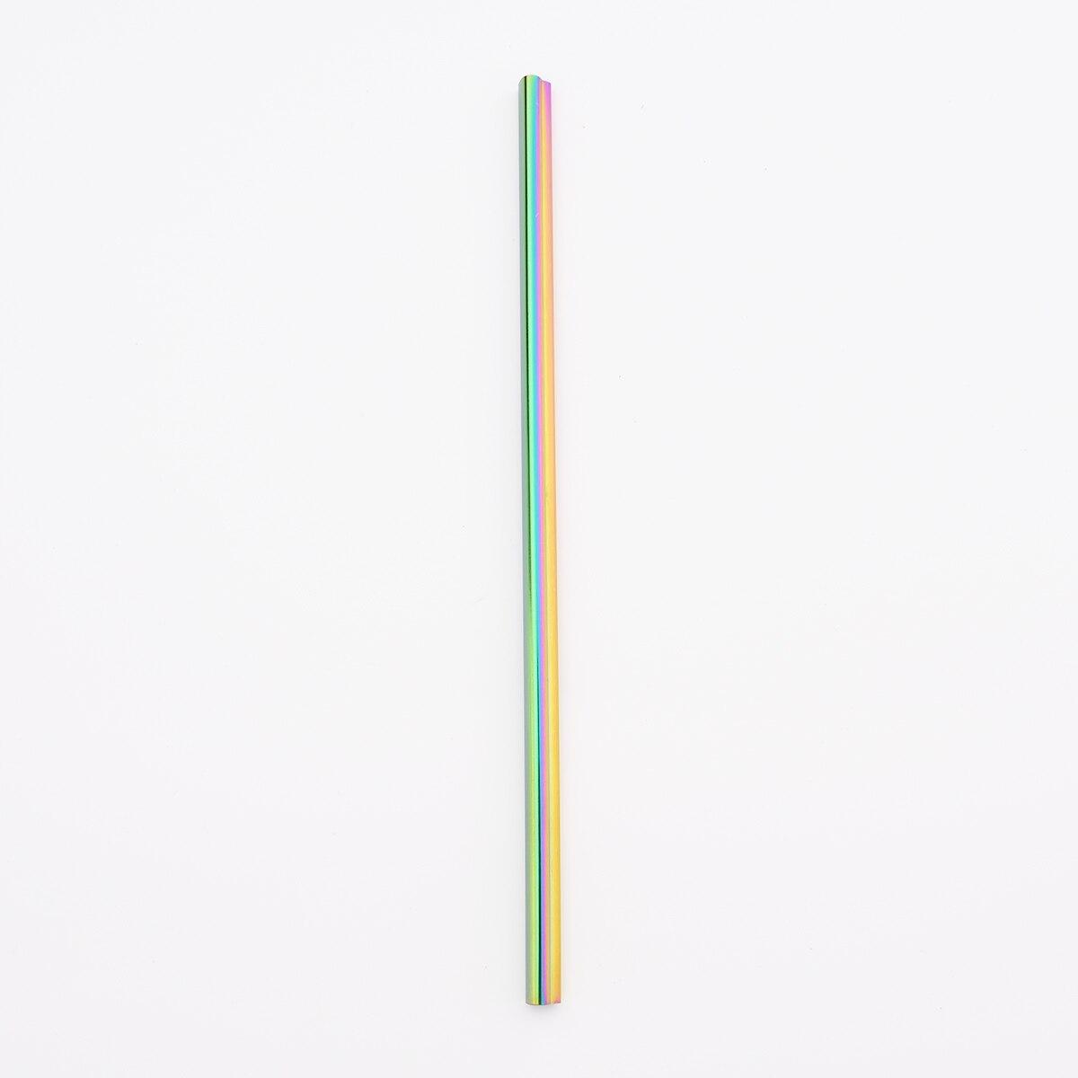 

1 шт. многоразовый набор металлических соломинок, красочные соломинки для питья, пузырьковая соломинка для чая в форме сердца, 304, нержавеющая сталь, жемчужная соломинка для молочного коктейля разноцветный