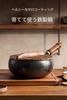 High-purity Iron Frying Pan, Wok, 24cm, Unpainted Iron Frying Pan, Induction Compatible, with Wooden Lid, Deep, Lightweight Design [Parallel Import]