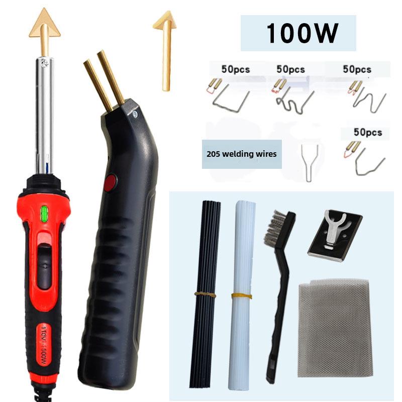 Electric Soldering Iron for Car Bumper Repair: Plastic Crack Welding and Auto Maintenance Tool Kit
