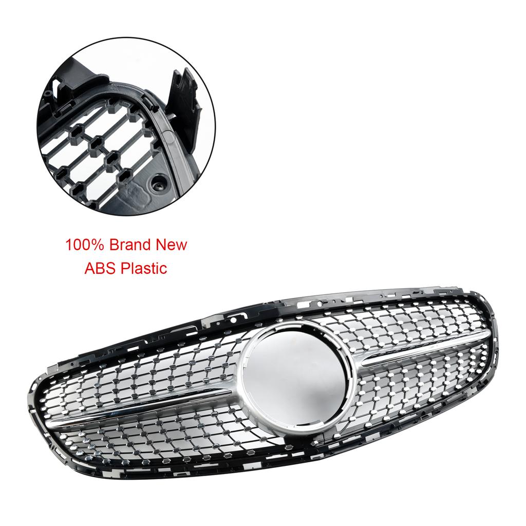 Diamant Frontstoßstangengitter Grill Passend für Mercedes E-Klasse W212 2013-2016 Facelift