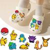 Pikachu Cartoon Shoe Charms Anime Cute Charmander Squirtle Diy Accessories For Sandals Bags Decoration Gifts For Kids Adults Children's Birthday Gift