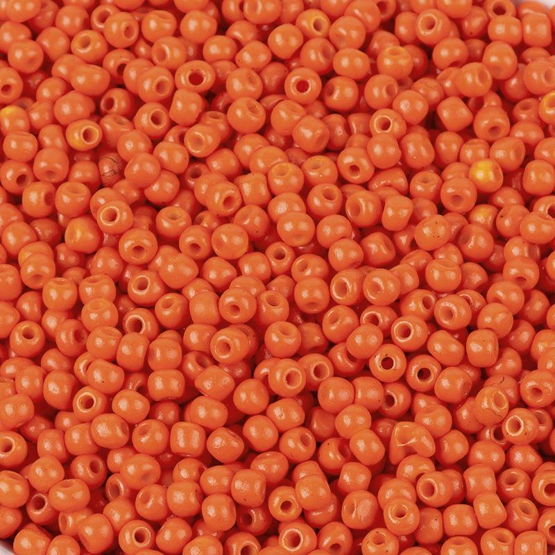 3mm Pink Orange Glass Seed Beads for Cross Stitch and DIY Jewelry Accessories