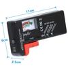 Battery Tester,Household Battery Tester,Universal Battery Tester,for AA AA C D 9V 1.5V Button Cell Batteries