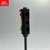 MOC Bricks Road Sign 1X2 1X4 2X2 Traffic Light City Street Crosswalk Railway Toys Educational Building Blocks Dolls Kids Gifts
