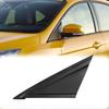 Side Rearview Triangle Molding Cover Fender Corner Molding for Ford Focus 2012 2013 2014 2015 2016 2017 2018 (Black, Left (Diver) Side)