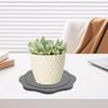 2Pcs Plastic Plant Saucer Reusable Flower Pot Drainage Trays Fast Drying Cup Absorbent Trays Indoor Outdoor Home Garden Supplies