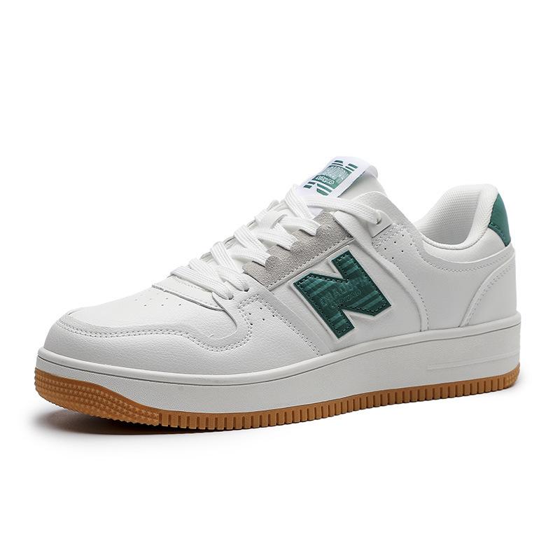 [Style] Spring and Autumn Cool Run Men's Shoes Sports Casual Fashion Versatile Couple Board Shoes White Shoes