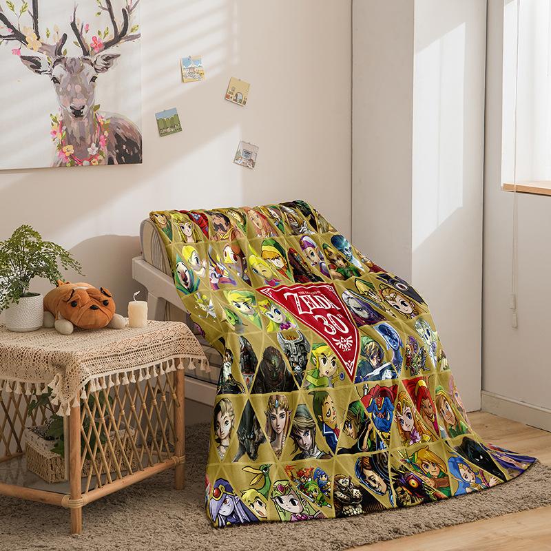 Cartoon Double-Sided Flannel 3D Digital Printing Blanket Blanket