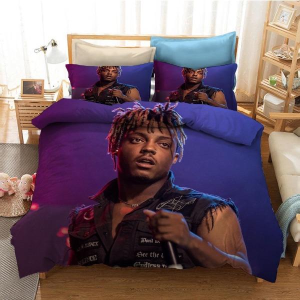 Bedding Kit, Male Star Series Size Three-Piece Quilt Cover