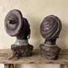 Tribal Black Figurine Resin Ornament for Home and Porch Display