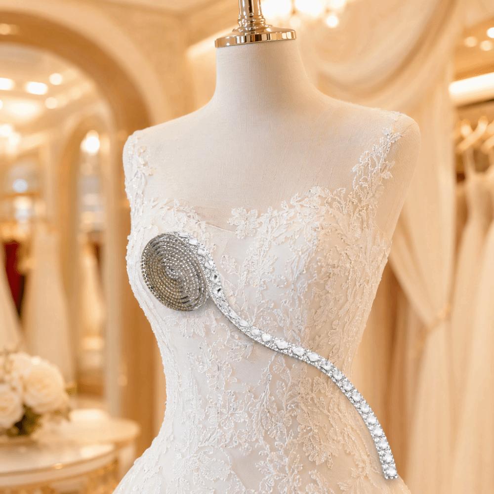 1pcs Hotfix Crystal Glass Diamond Ribbon Sticker Bling Rhinestone Tape Home Décor Projects